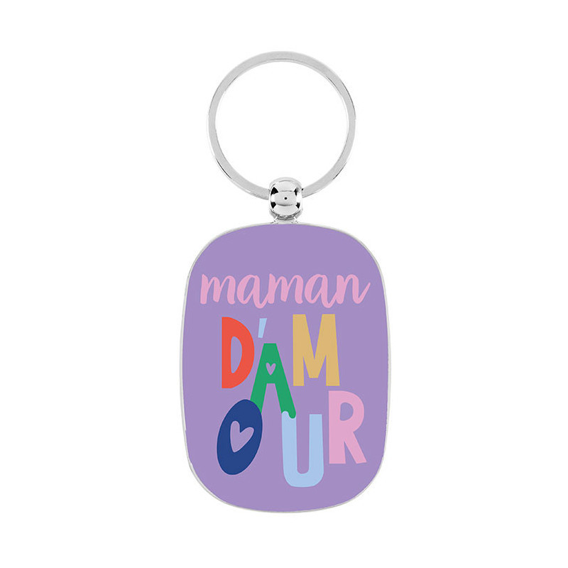 PORTE-CLES MAMAN D'AMOUR DLP