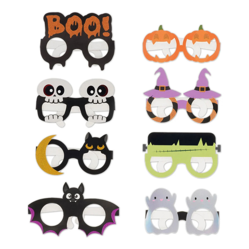 3 LUNETTES EN PAPIER HALLOWEEN