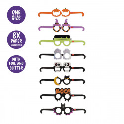 3 LUNETTES EN PAPIER HALLOWEEN