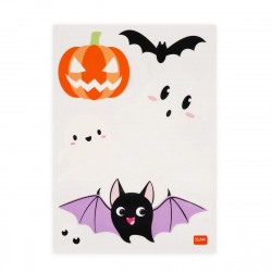 35 AUTOCOLLANTS FENETRE HALLOWEEN