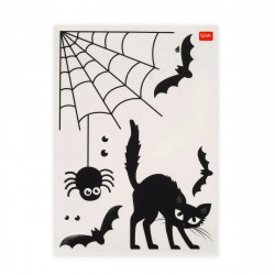 35 AUTOCOLLANTS FENETRE HALLOWEEN