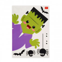 35 AUTOCOLLANTS FENETRE HALLOWEEN