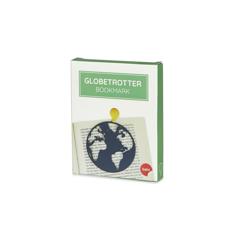 MARQUE PAGE GLOBETROTTER BLEU