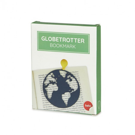 MARQUE PAGE GLOBETROTTER BLEU