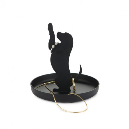 PORTE BAGUES PUPPY NOIR