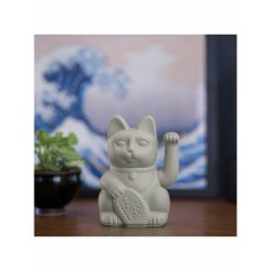 MANEKI NEKO GRIS LUCKY CAT