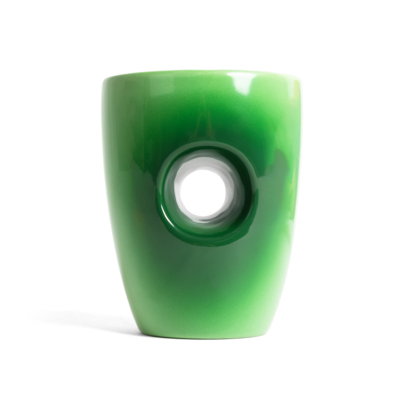 MUG CHAUFFE MAINS POUCE VERT