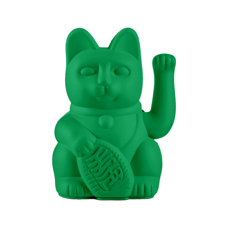 LUCKY CAT VERT VIF MANEKI NEKO