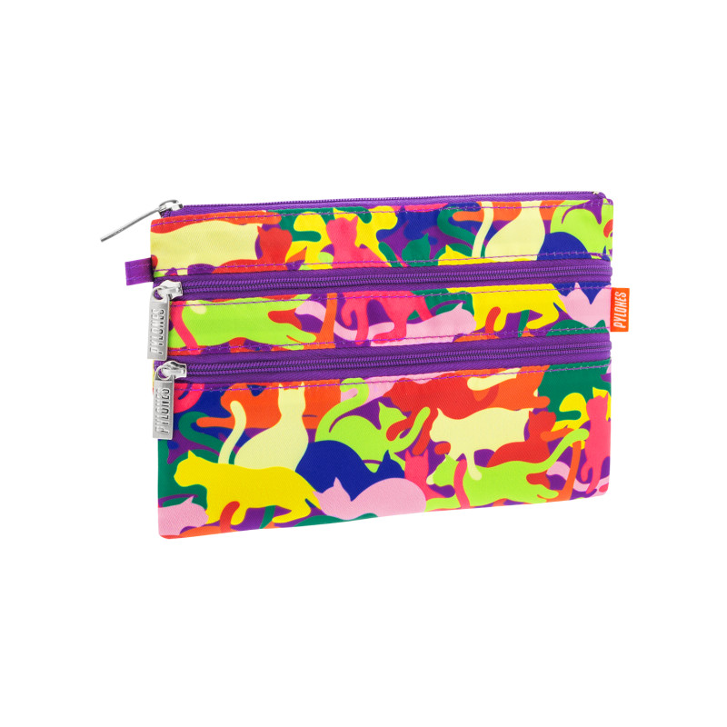 POCHETTE "ZIP POUCH 3 ZIPS" CHAMOUFLAGE PYLONES