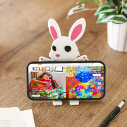 REPOSE TELPHONE ANI-STAND LAPIN PYLONES