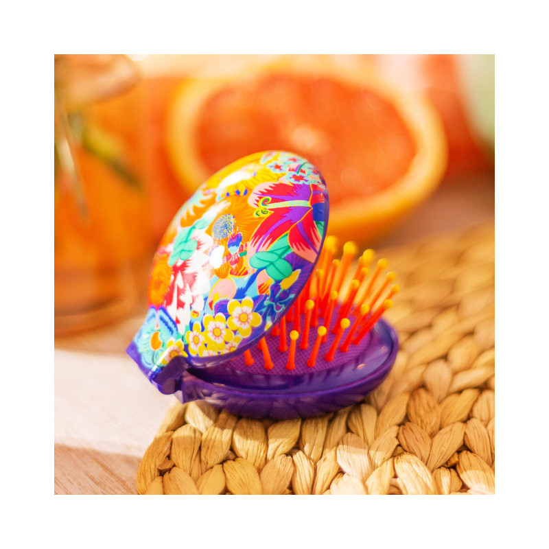 BROSSE/MIROIR PLIANTE LADY RETRO BOUQUET PYLONES