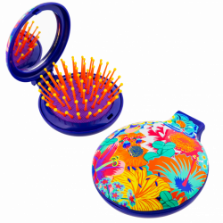 BROSSE/MIROIR PLIANTE LADY RETRO BOUQUET PYLONES