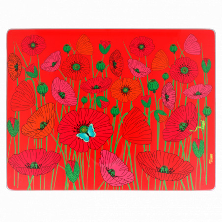 PLANCHE A DECOUPER COQUELICOTS PYLONES PLANCHE A DECOUPER COQUELICOTS PYLONES