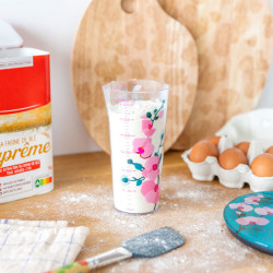 VERRE DOSEUR ORCHIDEE BLEUE PYLONES