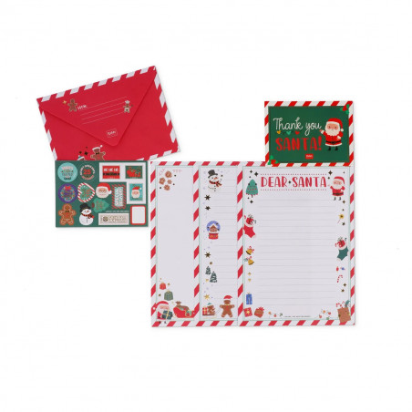 KIT POUR LETTRE AU PERE NOEL KIT POUR LETTRE AU PERE NOEL