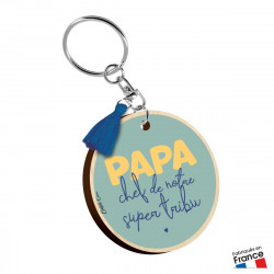 PORTE CLES PAPA CHEF TRIBU
