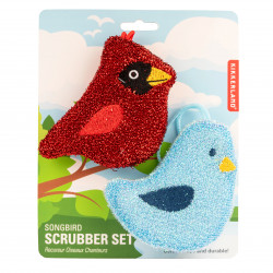 LOT DE 2 EPONGES OISEAU KIKKERLAND