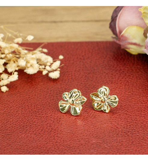 BOUCLES D'OREILLES ACIER DORÉ BOUCLES D'OREILLES ACIER DORÉ