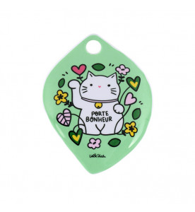 REPOSE SACHET DE THÉ CHAT BONHEUR Derrière La Porte