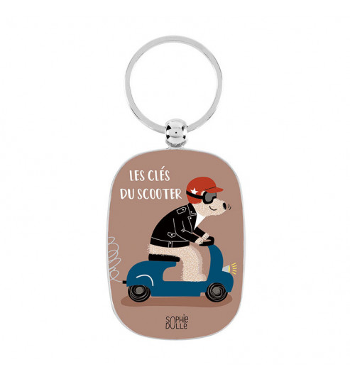 PORTE-CLES LES CLÉS DU SCOOTER Derrière La Porte PORTE-CLES LES CLÉS DU SCOOTER Derrière La Porte