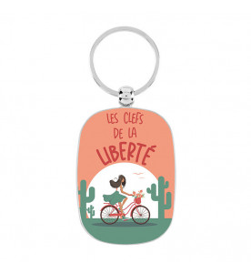 PORTE-CLES LES CLES DE LA LIBERTE Derrière La Porte