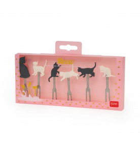 SET DE 6 PIQUE APÉRITIF CHAT LEGAMI