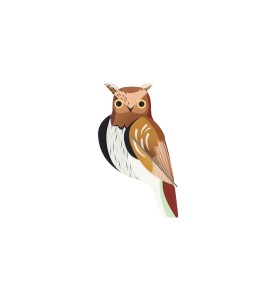 TAWNY OWL GARDEN BIRD STUDIO ROOF