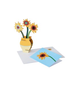 POP OUT CARDS VAN GOGH FLOWERS STUDIO ROOF