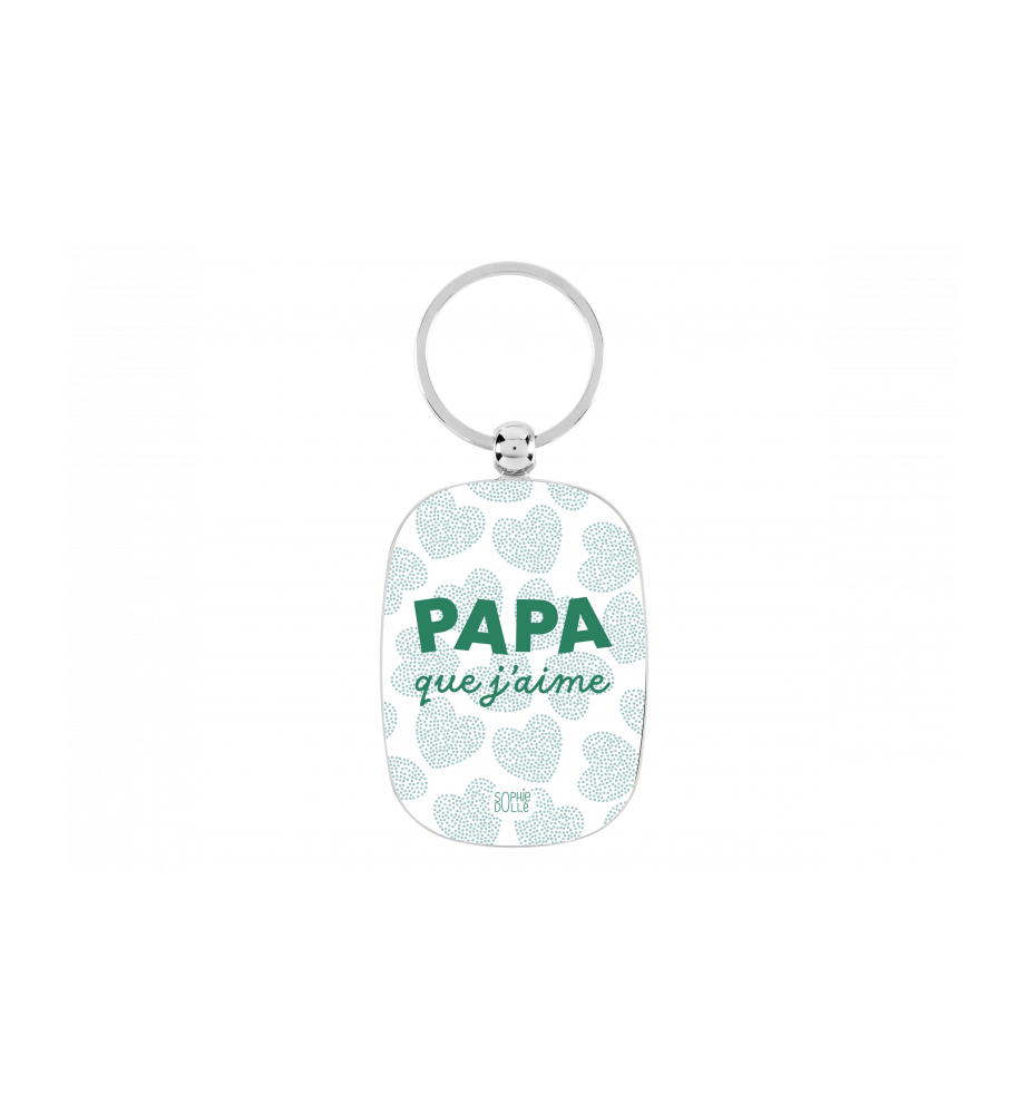 PORTE-CLES PAPA QUE J'AIME