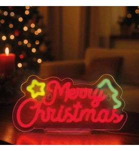 ENSEIGNE NEON MERRY XMAS LEGAMI