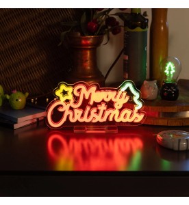 ENSEIGNE NEON MERRY XMAS LEGAMI