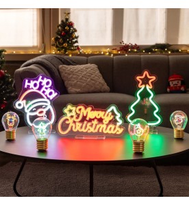 ENSEIGNE NEON MERRY XMAS LEGAMI