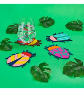 SOUS VERRES THE BEETLES *4