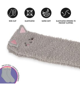 CHAUSSETTES KITTY ANTIDERAPANTES LEGAMI