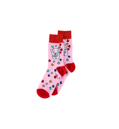 CHAUSSETTES CHAT BONHEUR DLP