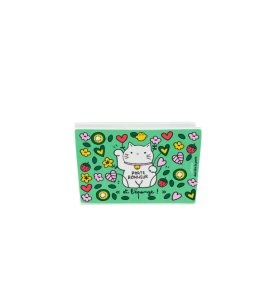 PORTE EPONGE CHAT BONHEUR DLP