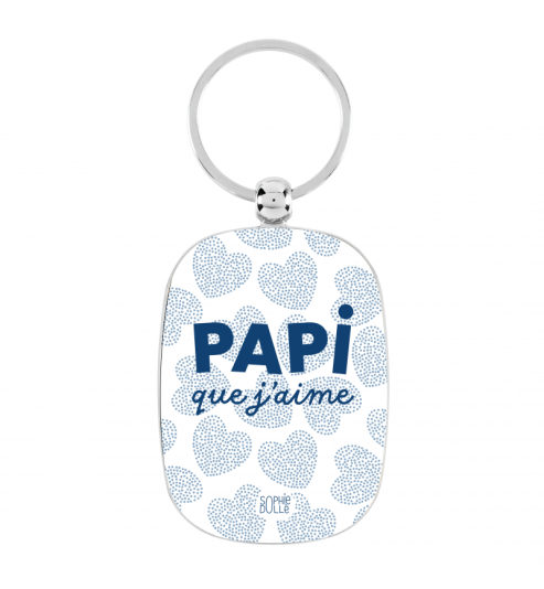 PORTE-CLES PAPI QUE J'AIME