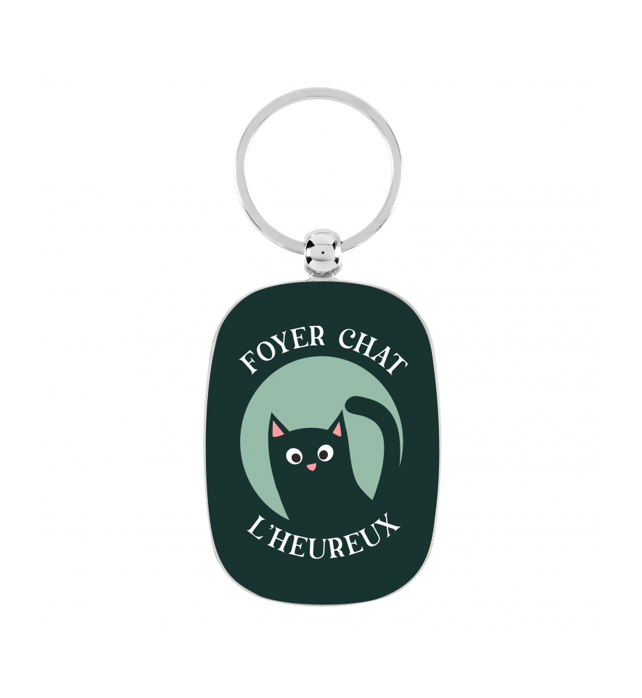 PORTE-CLES FOYER CHAT L'HEUREUX DLP