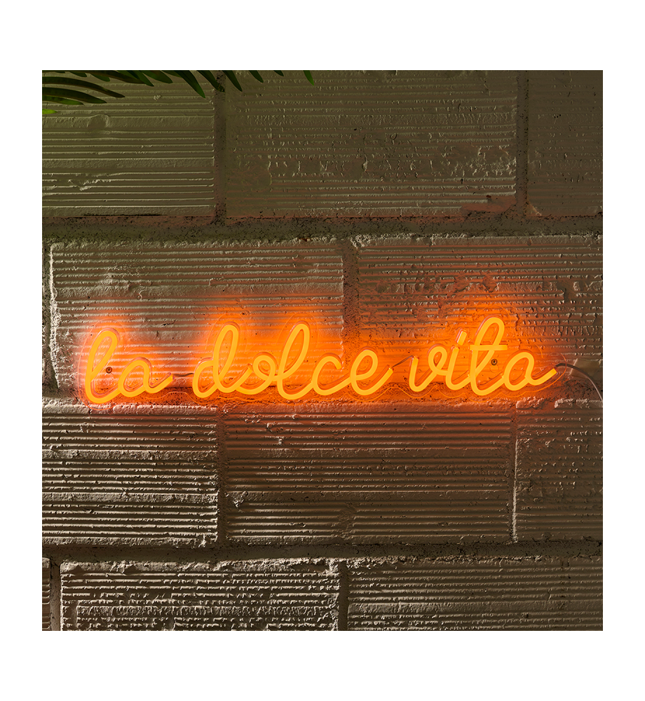 LED NEON WALL LA DOLCE VITA