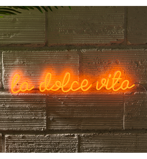 LED NEON WALL LA DOLCE VITA