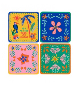 DESSOUS DE VERRE MOJITO DES AMIGOS