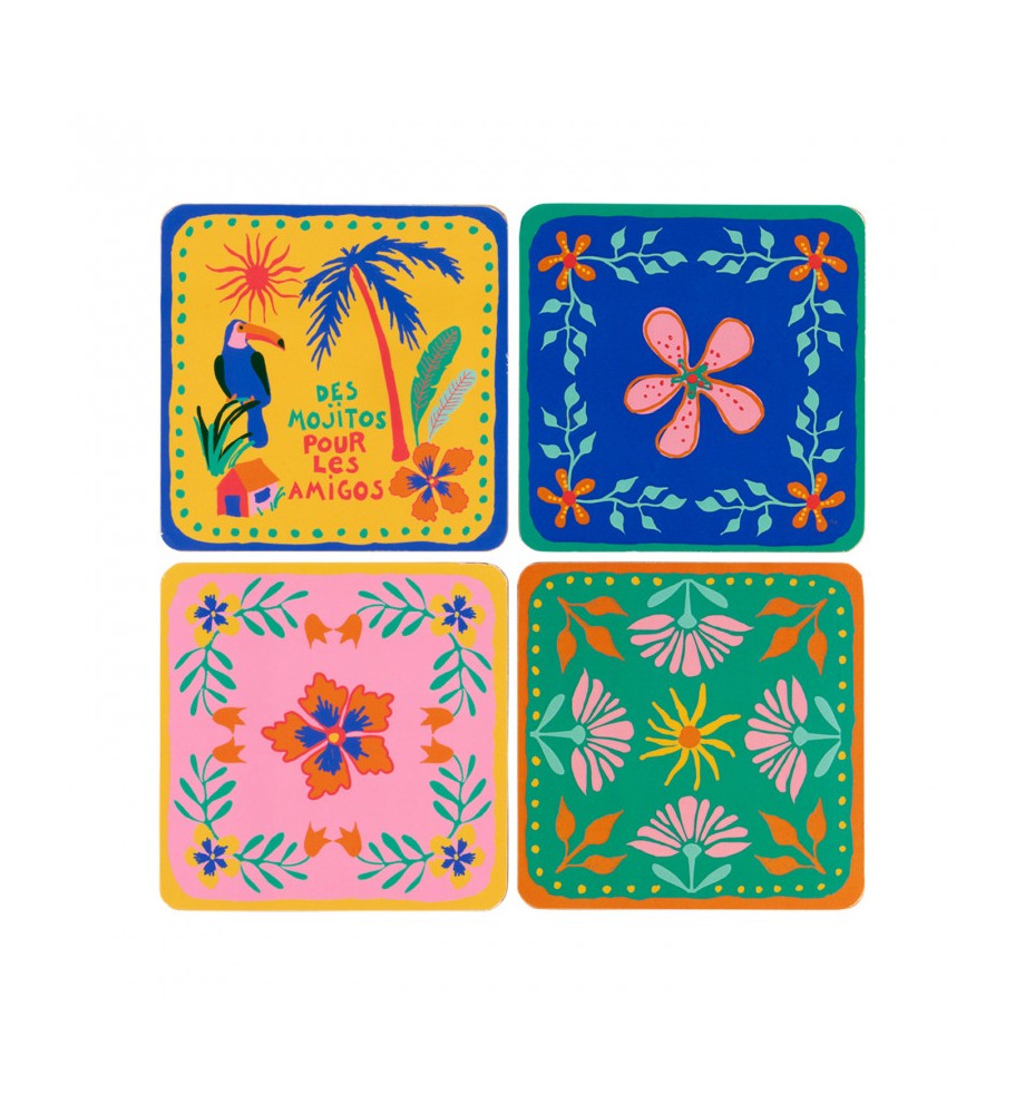 DESSOUS DE VERRE MOJITO DES AMIGOS