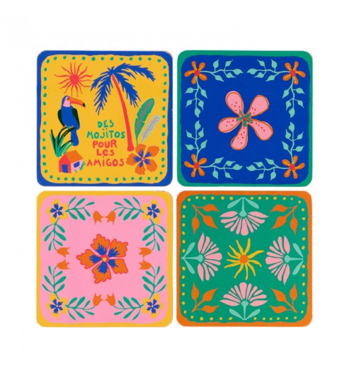 DESSOUS DE VERRE MOJITO DES AMIGOS