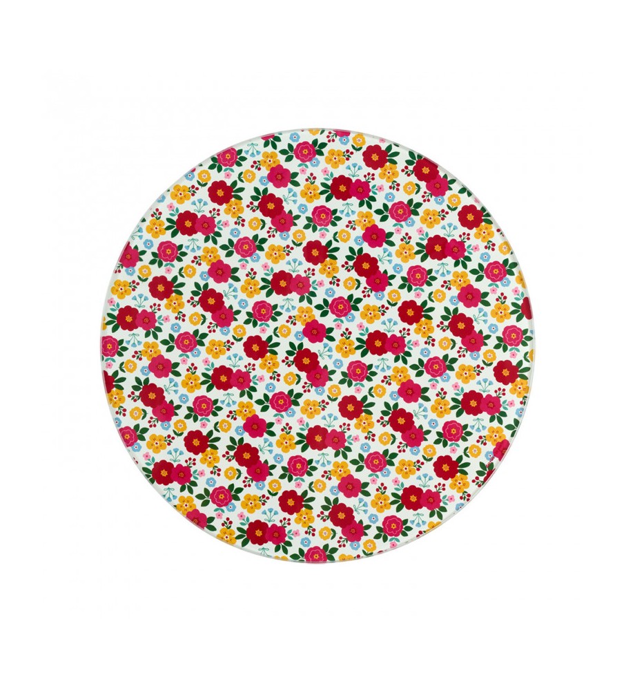 PLAT A TARTE BOUQUET DE ROSES
