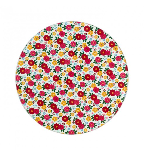 PLAT A TARTE BOUQUET DE ROSES