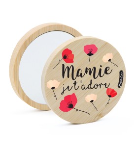 MIROIR EN BOIS MAMIE JE T'ADORE