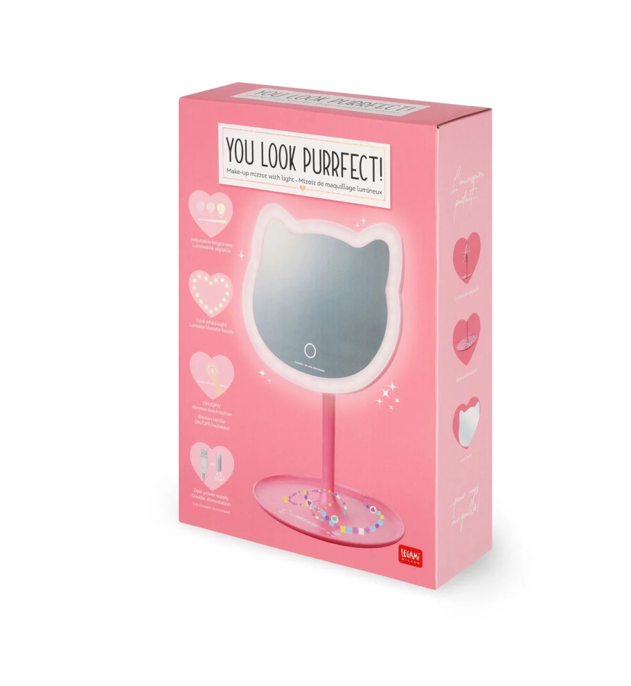 MIROIR "YOU LOOK PERFECT KITTY" LEGAMI
