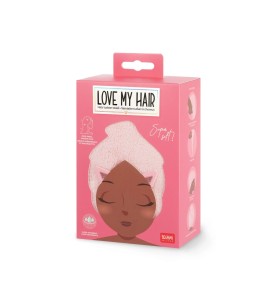SERVIETTE TURBAN A CHEVEUX KITTY LEGAMI