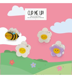 Set de 4 mini barrettes à cheveux « Clip Me Up! » – Legami