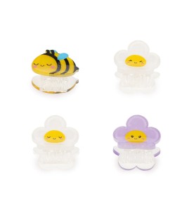 Set de 4 mini barrettes à cheveux « Clip Me Up! » – Legami